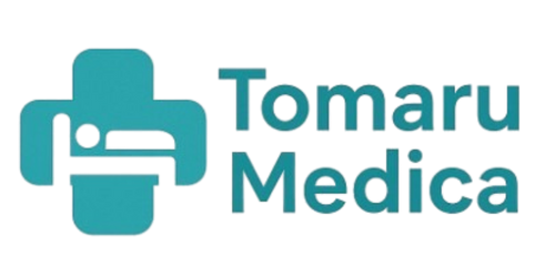 患者家族の宿泊施設で医療格差をなくす｜Tomaru Medica Logo