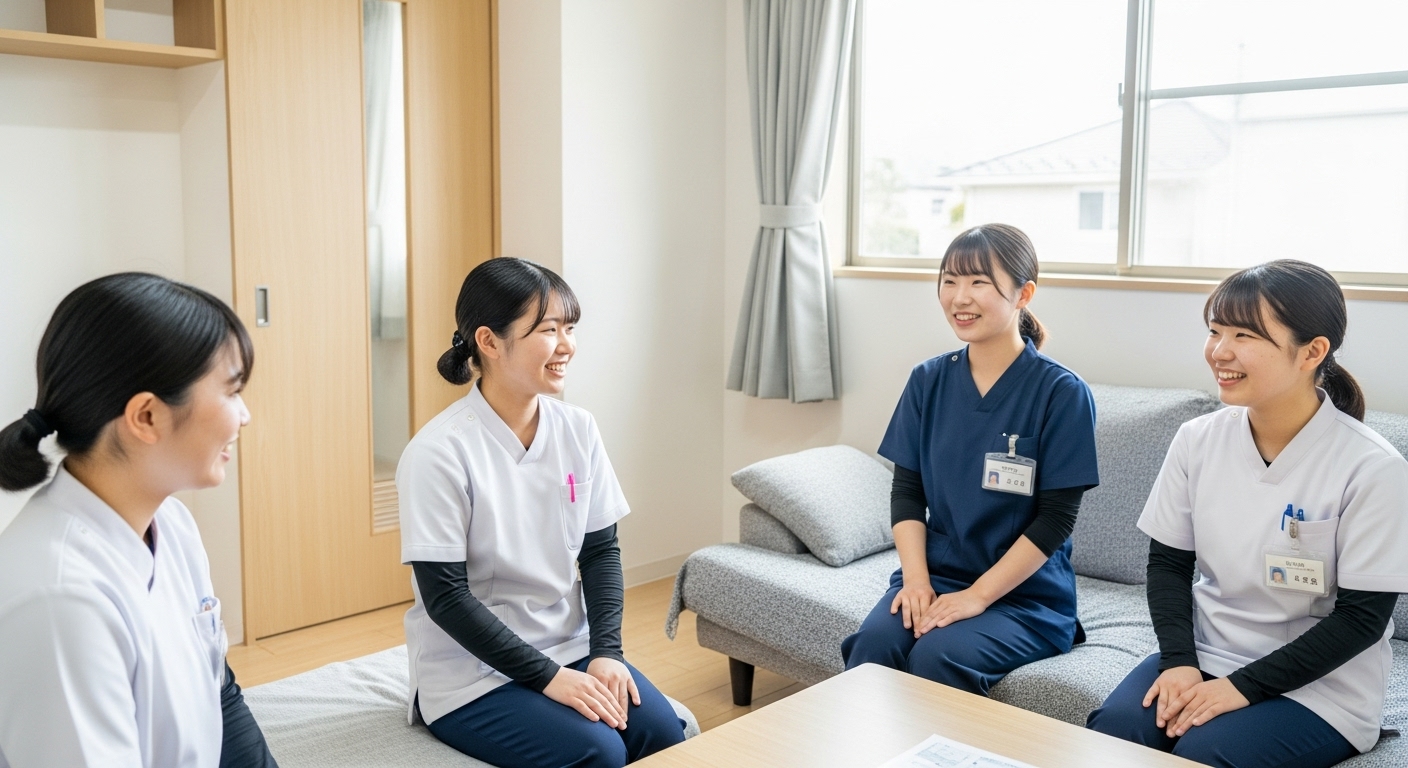 宿で学ぶ医療系学生